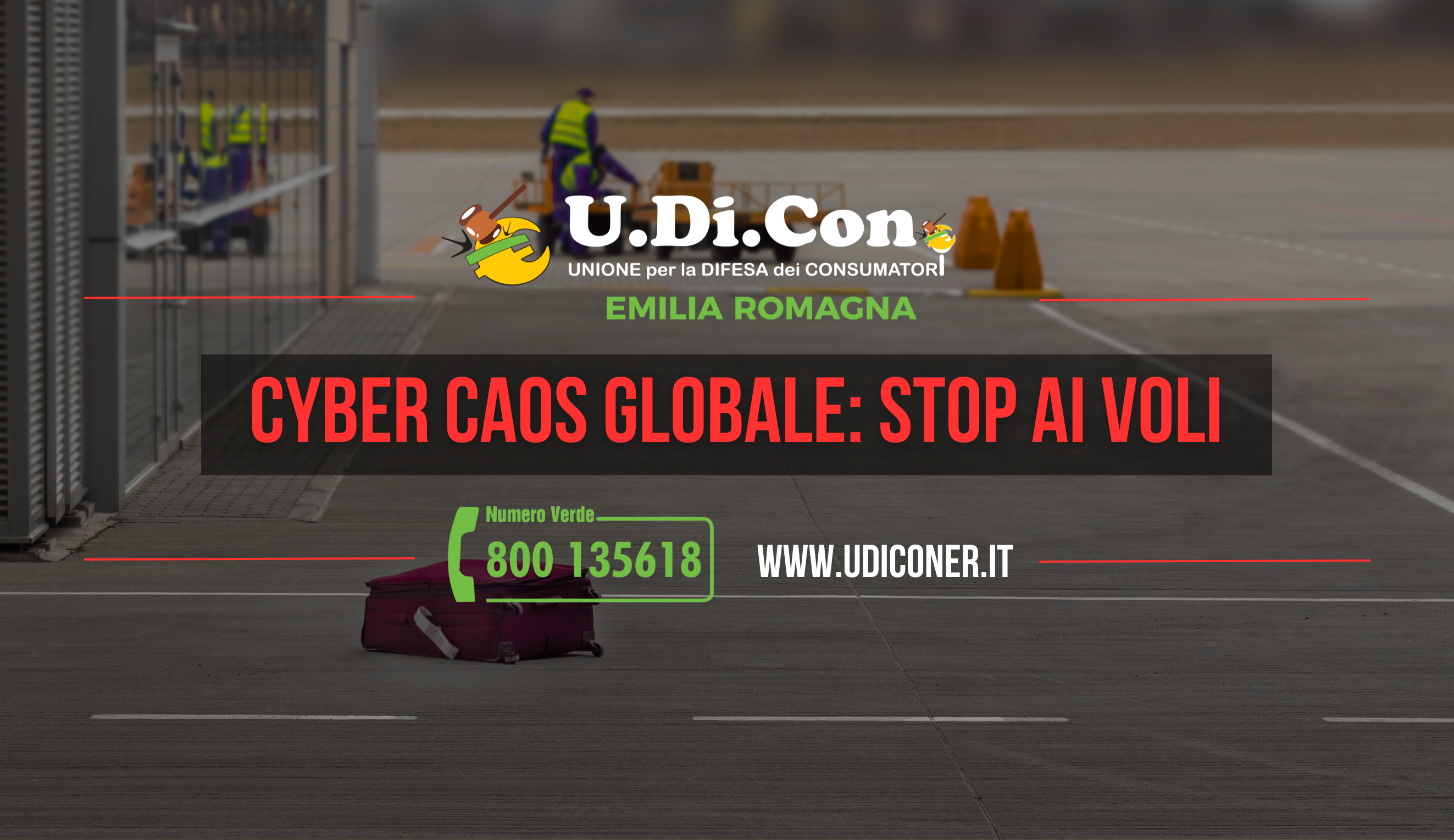 Cyber caos globale: stop ai voli