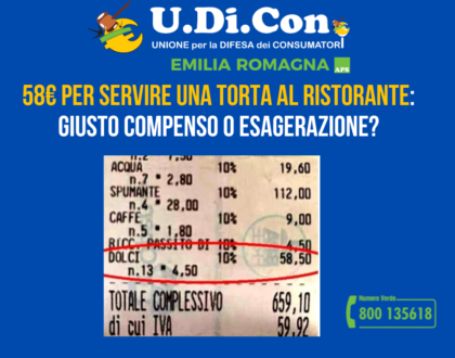 58€ per servire una torta al ristorante: giusto compenso o esagerazione?